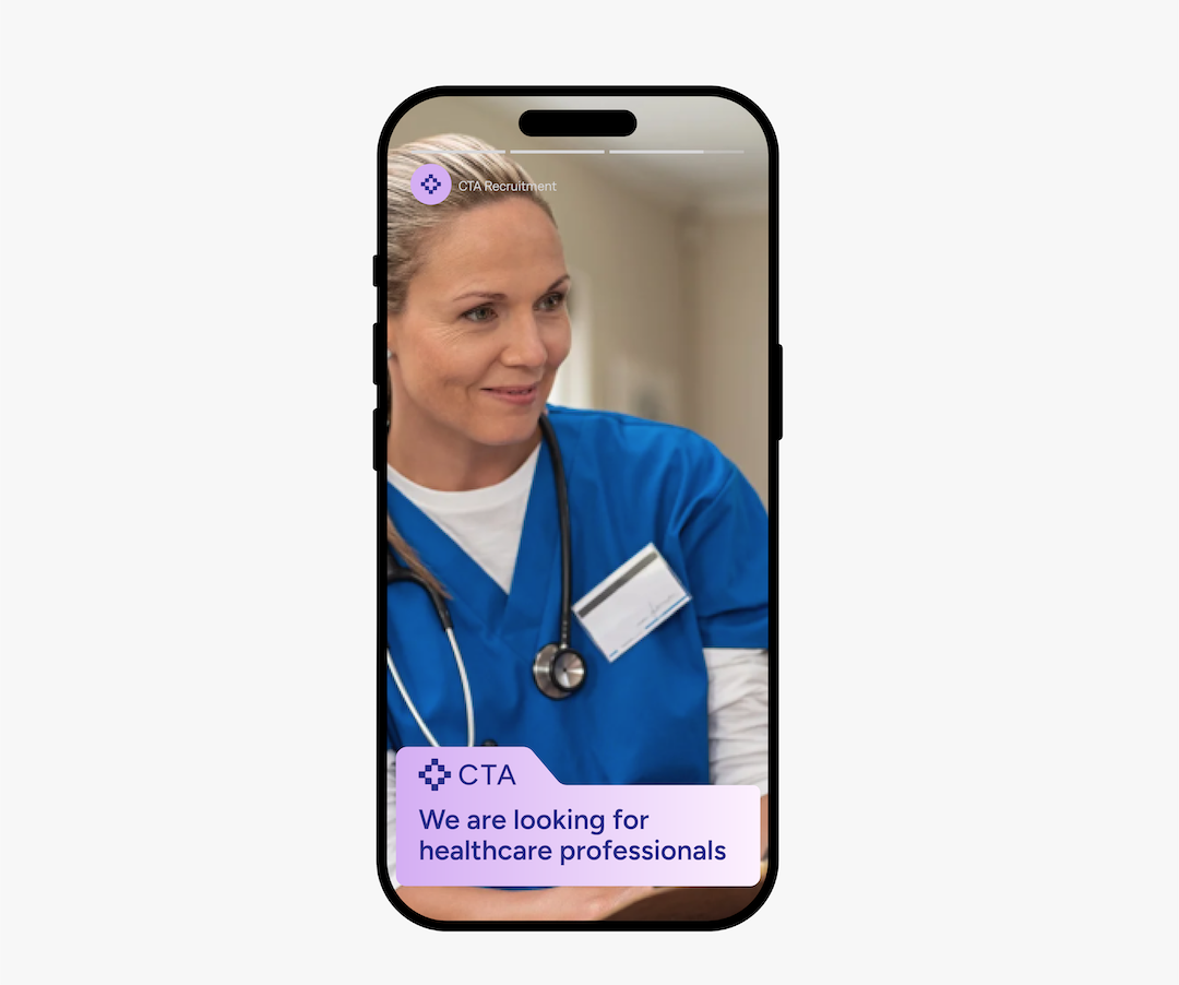 Healthcare professional featured in Clinical Talent Australia recruitment campaign